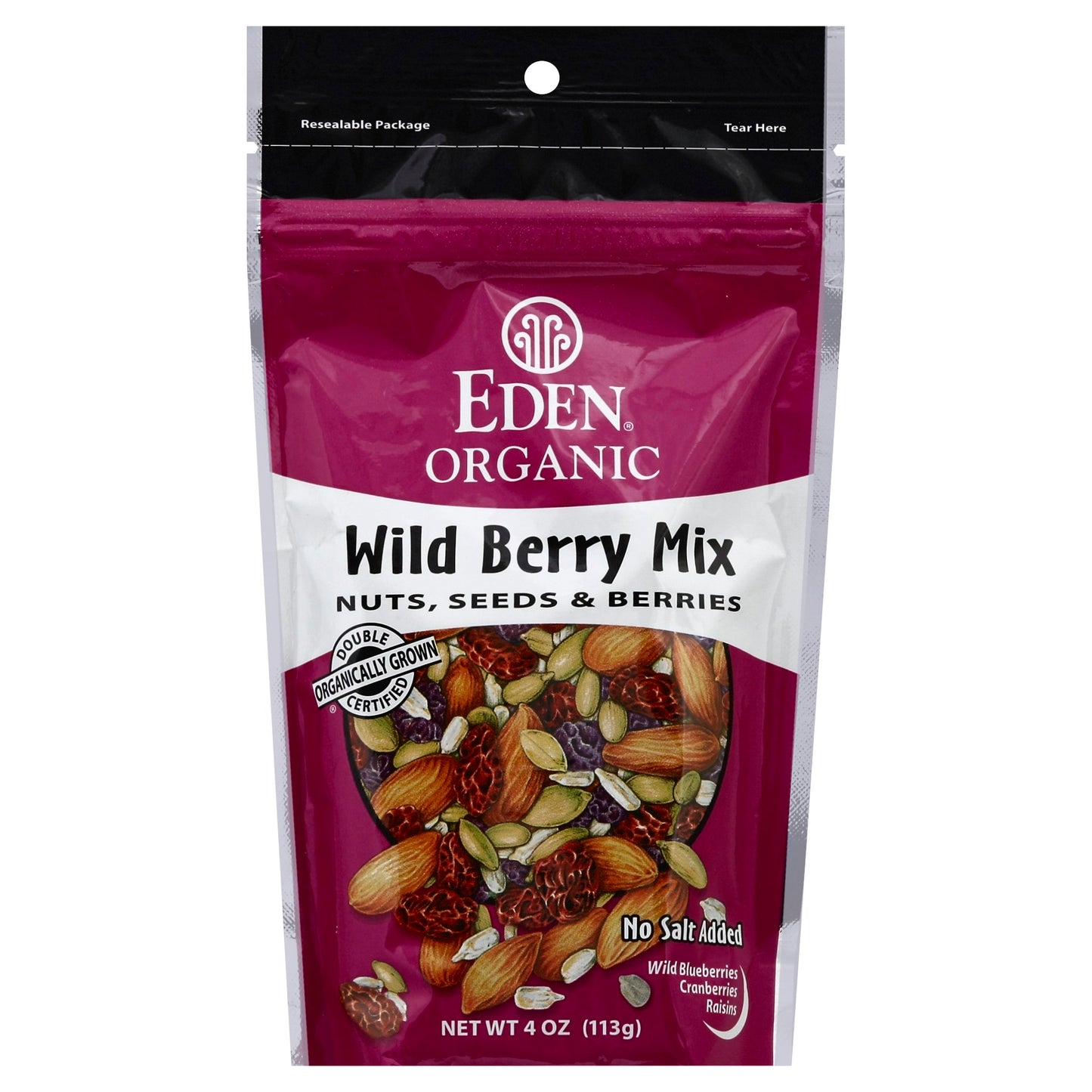 Eden Foods Snack Mix Wild Berry 4 oz (Pack of 15)