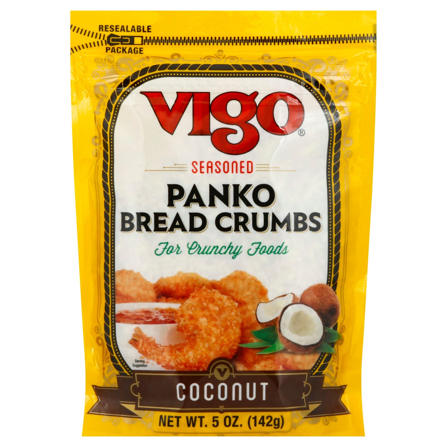 Vigo Panko Bread Crumb Coconut 5 oz (Pack of 6)