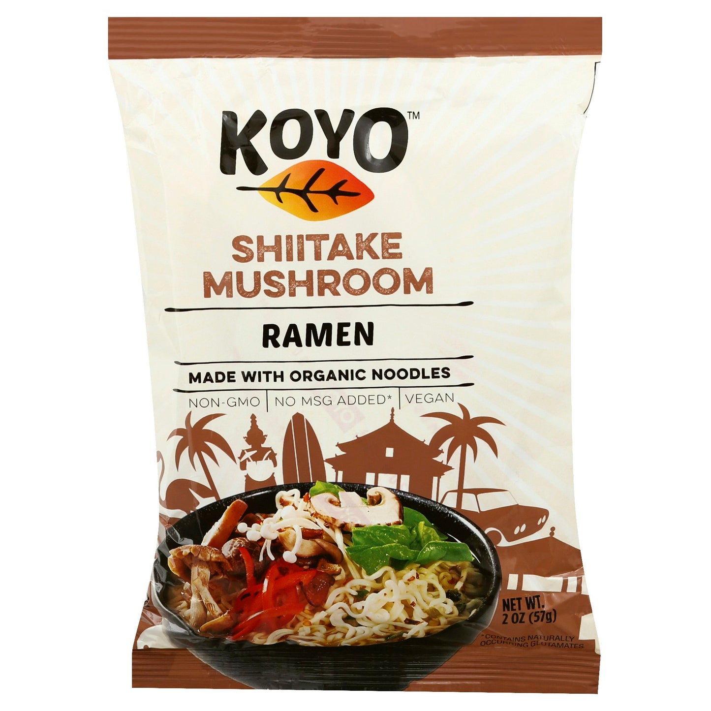 Koyo Soup Ramen Mushroom 2 Oz Pack of 12
