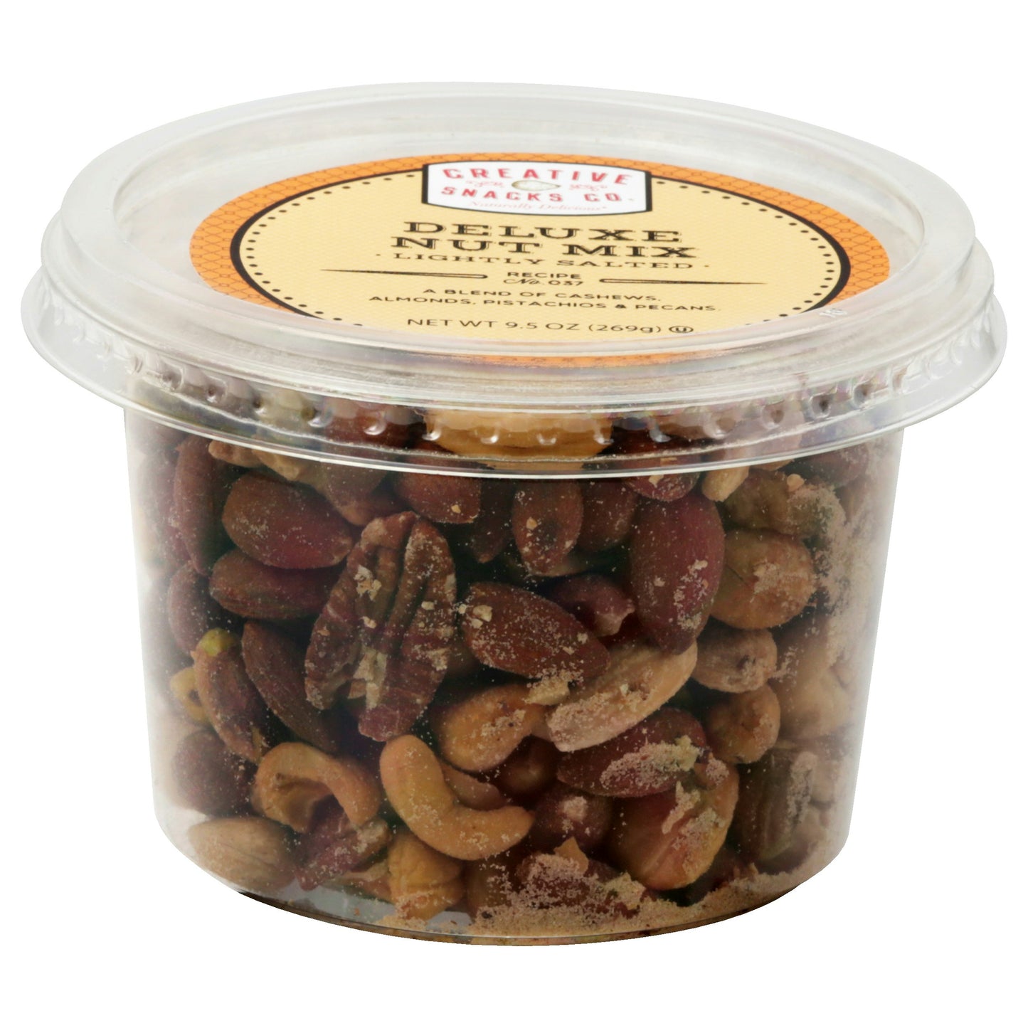 Creative Snacks Nut Mix Deluxe Roasted Salted 9.5 Oz Pack of 6