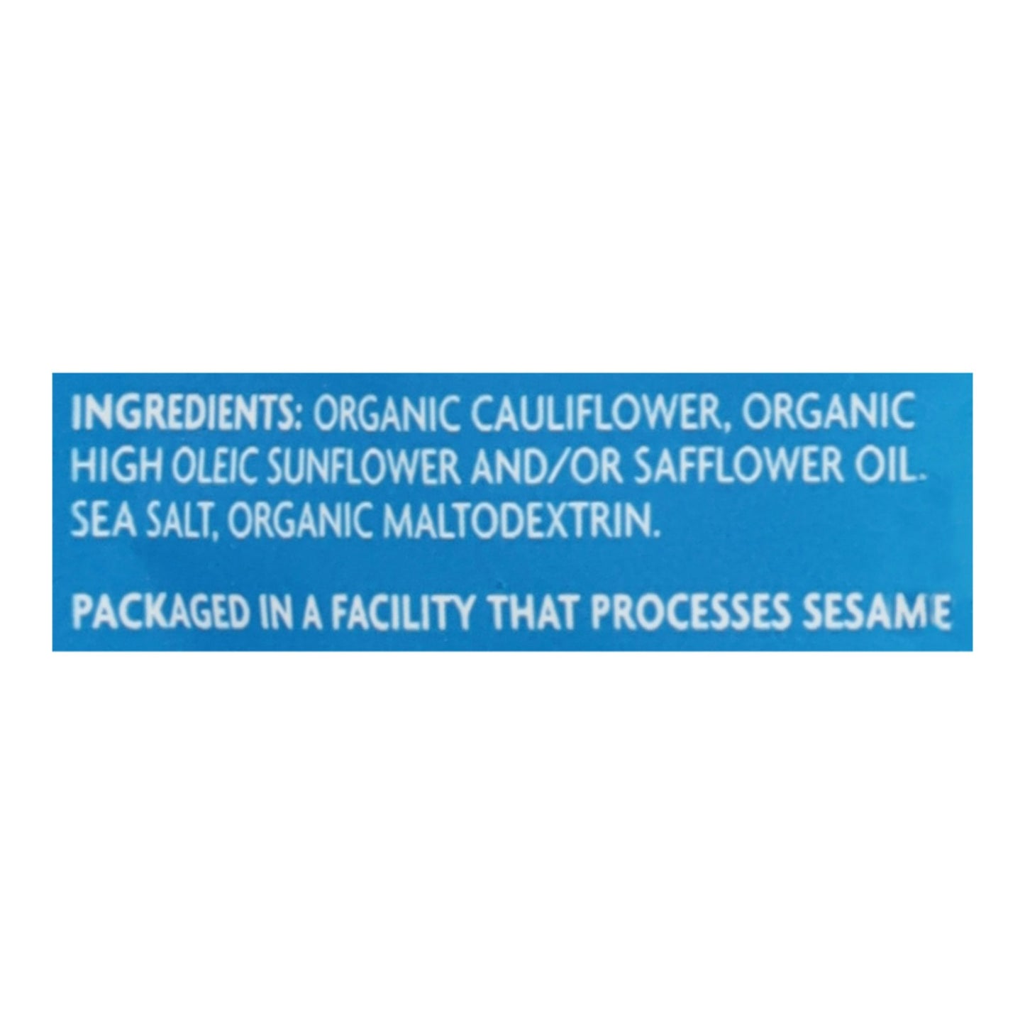 Rhythm Superfoods - Cauliflower Bites Sea Salt 1.4 oz (Pack of 8)
