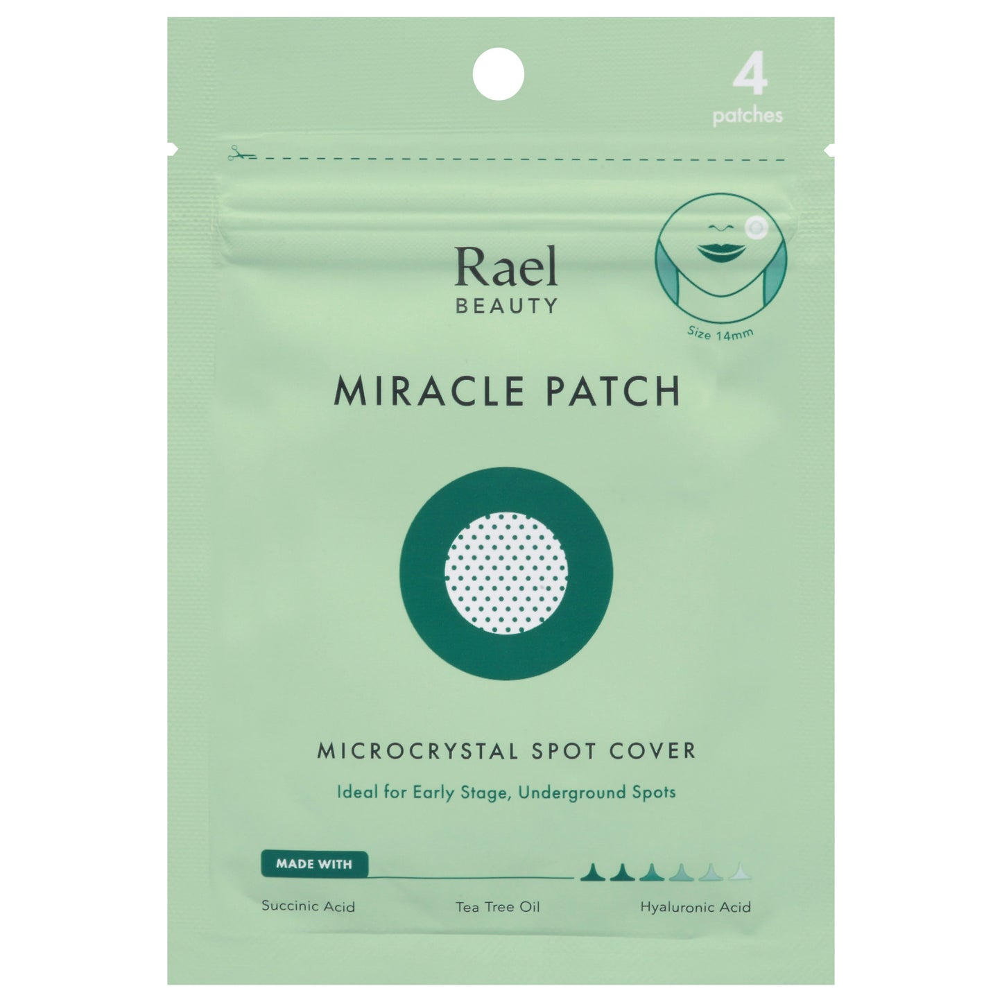 Rael Acne Treatment Patch 4 Count (Pack of 12)