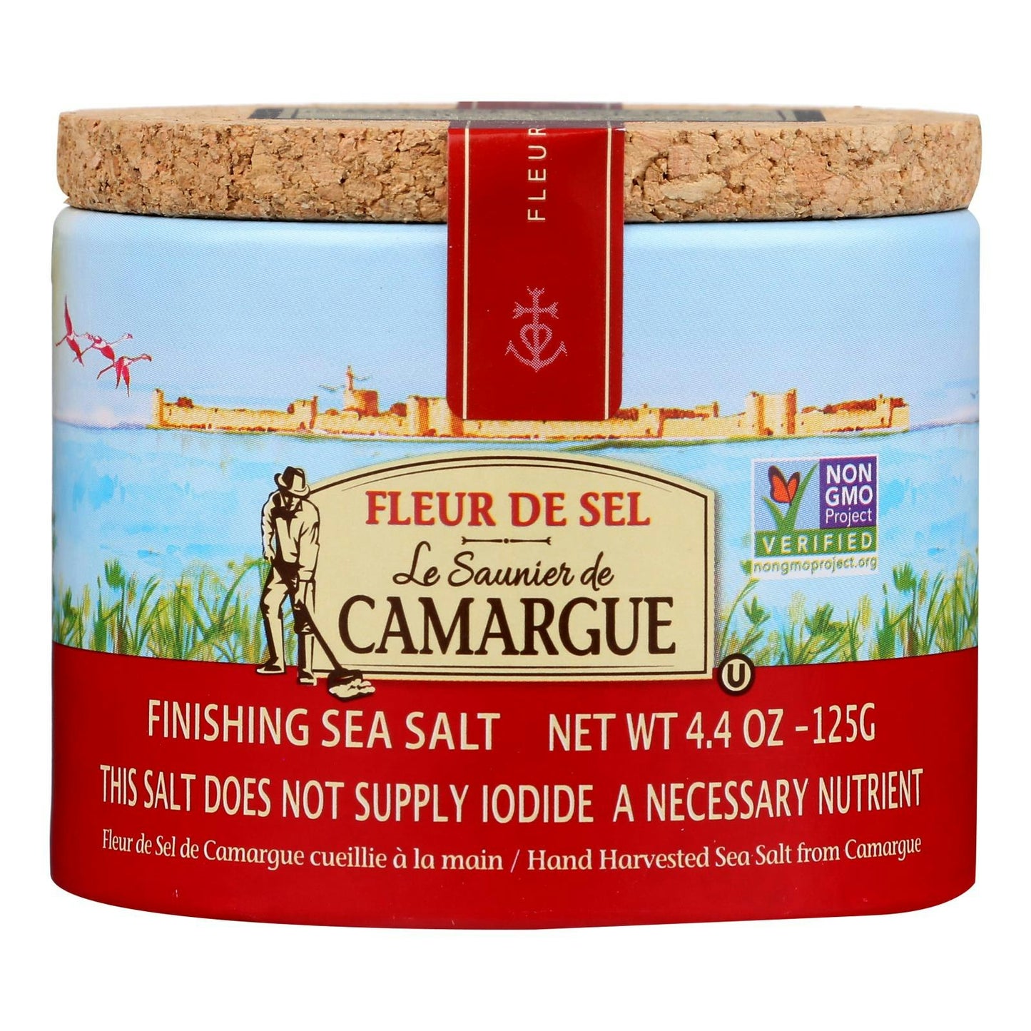 Le Saunier De Camargue Sea Salt - 4.4 oz (Pack of 6)