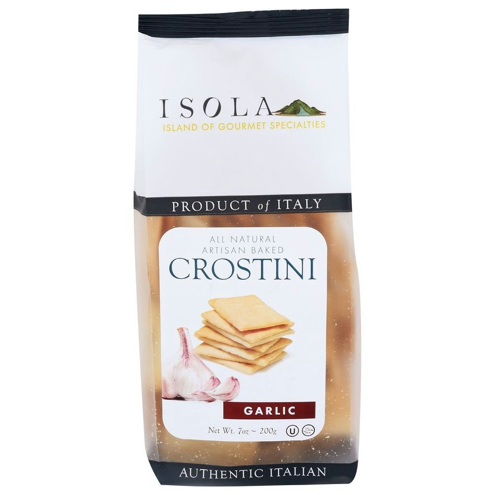 Isola Crostini Garlic 7 Oz Pack of 10