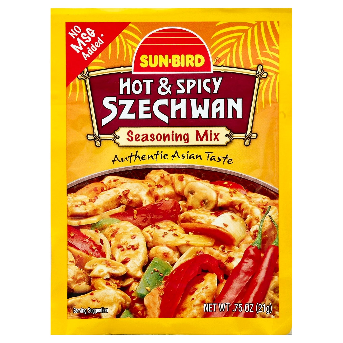 Sunbird Mix Seasoning Szechwan Hot Spicy 0.75 oz (Pack of 24)