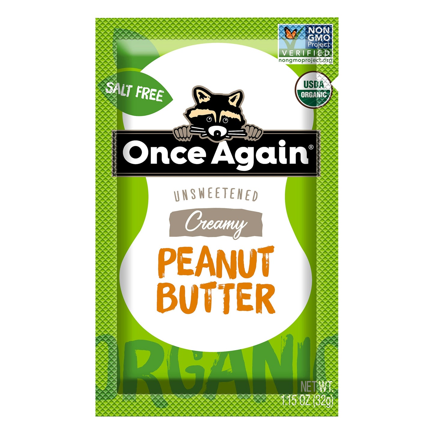 Once Again Peanut Butter Squeeze Organic 1.15 Oz (Pack of 10)