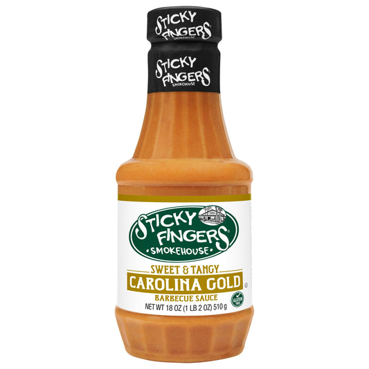 Sticky Fingers Sauce Barbeque Carolina Classic 18 oz (Pack of 6)