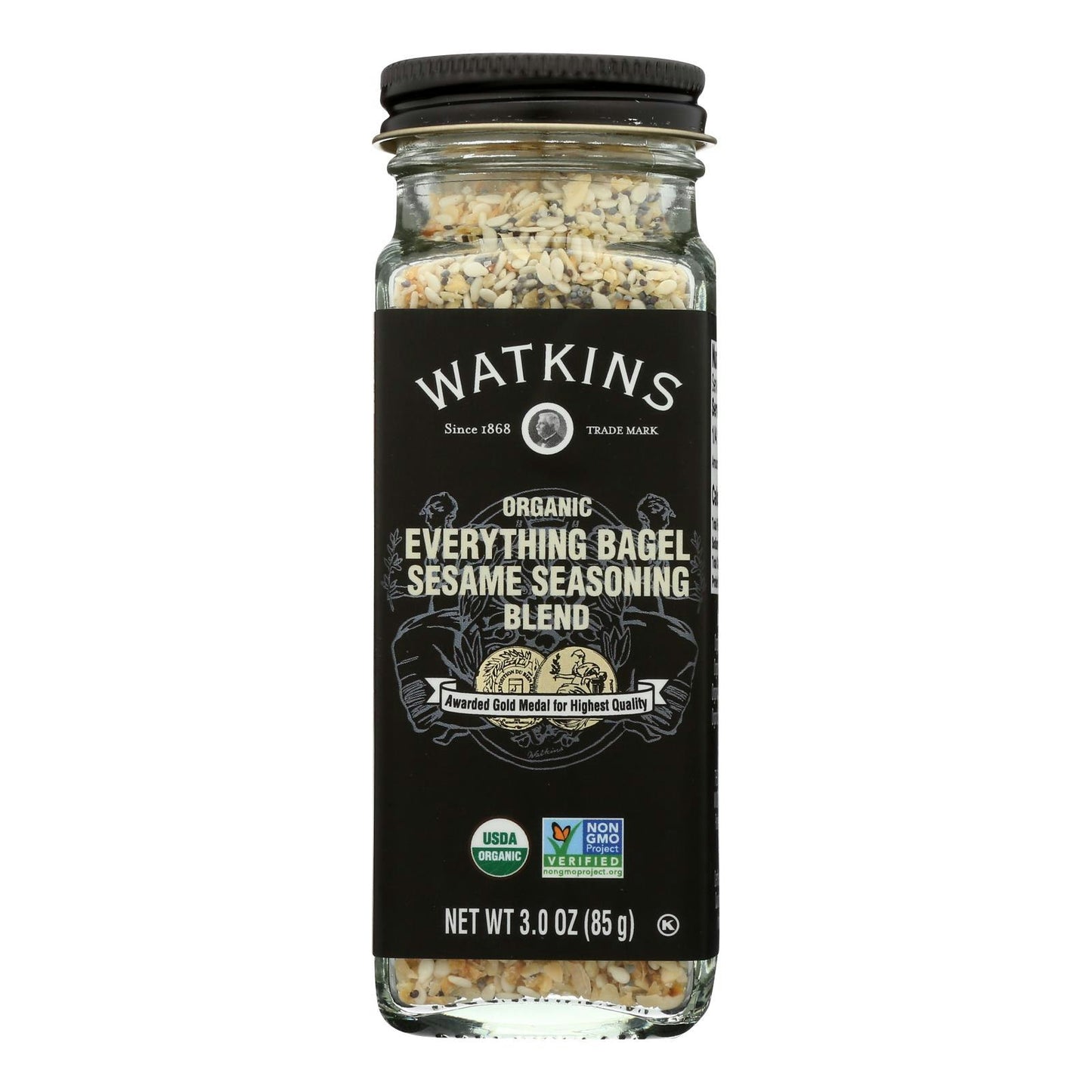 Watkins - Seasoning Everything Bagel Sesame 3 oz (Pack of 3)