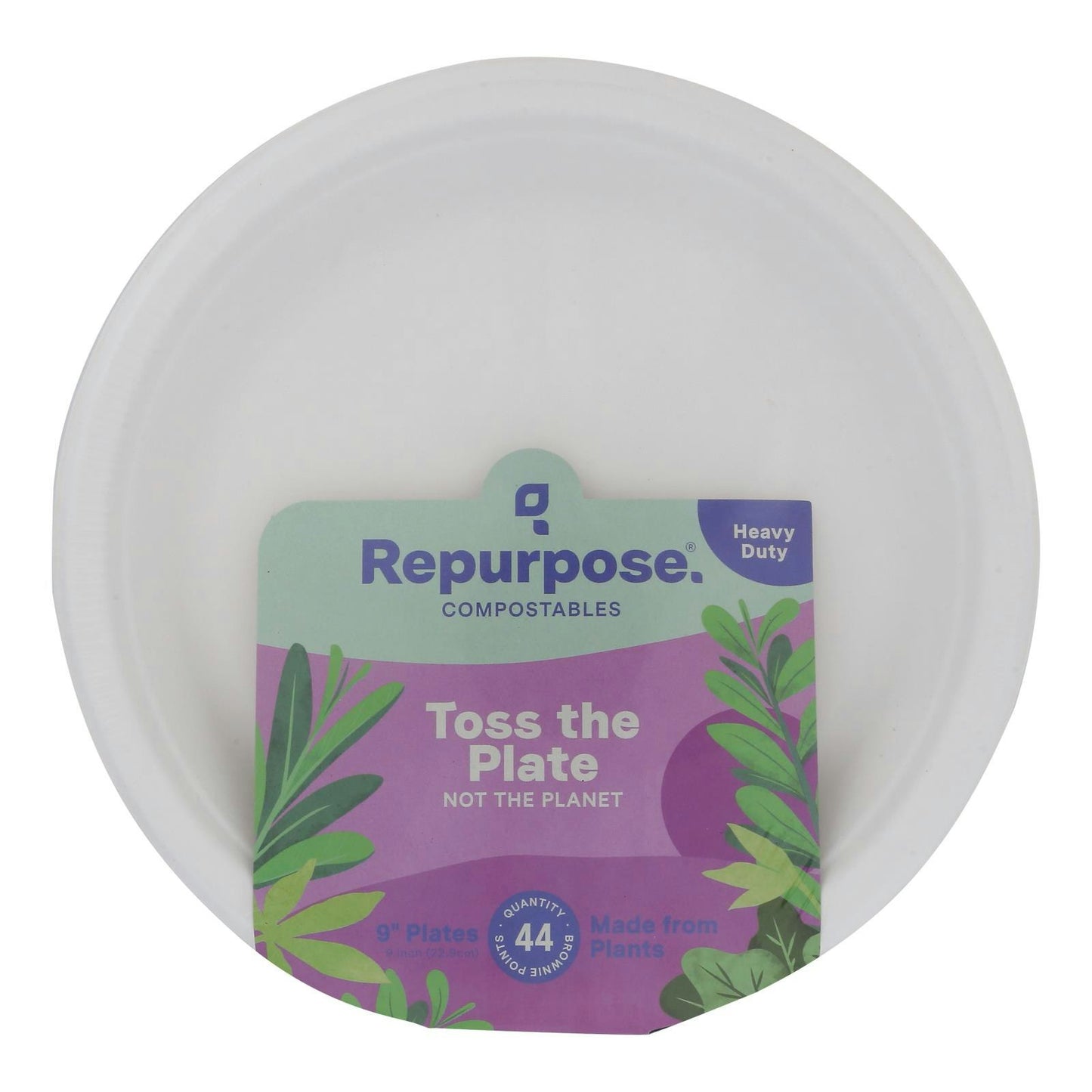 Repurpose Bagasse Compst 9in Plates 44 Count (Pack of 6)