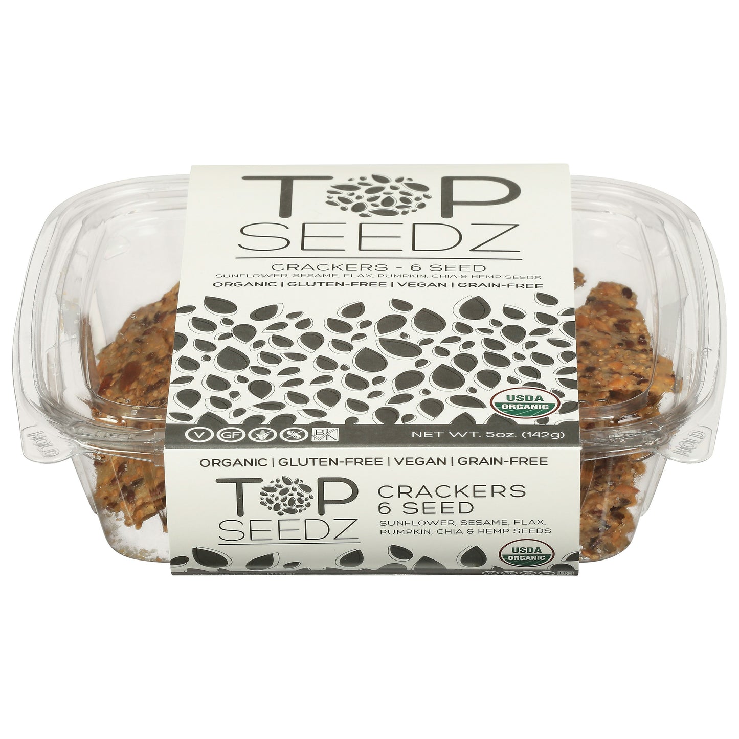 Top Seedz Crackers 6 Seed 5 Oz Pack of 12