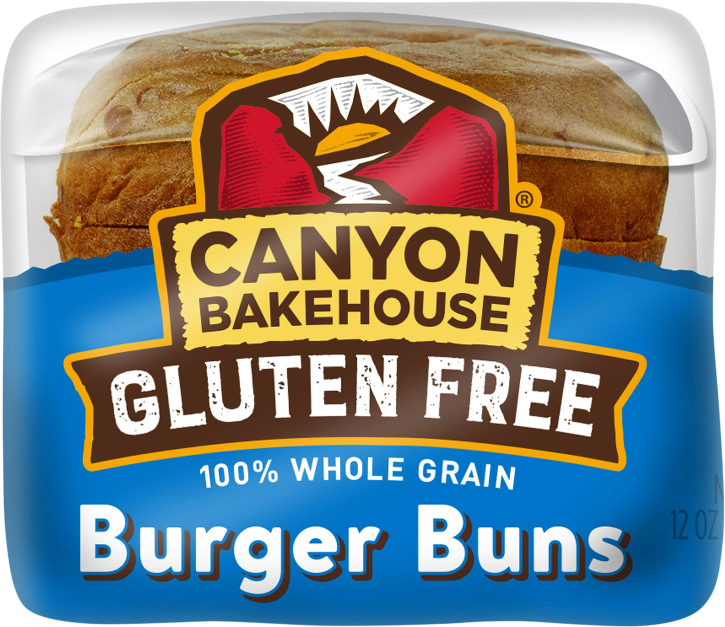 Canyon Bakehouse Buns Burger 12 Oz (Pack of 6)