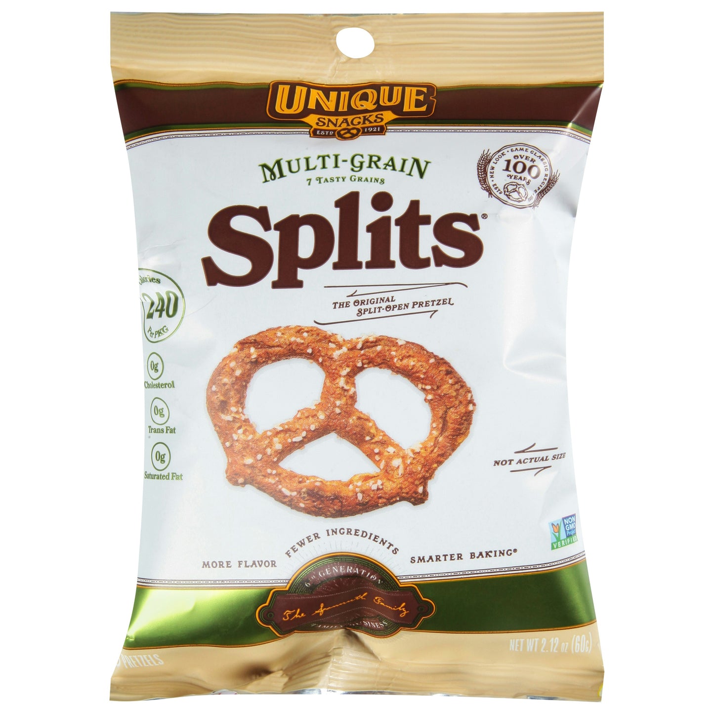 Unique Pretzels MultiGrain 2.11 Oz (Pack Of 24)