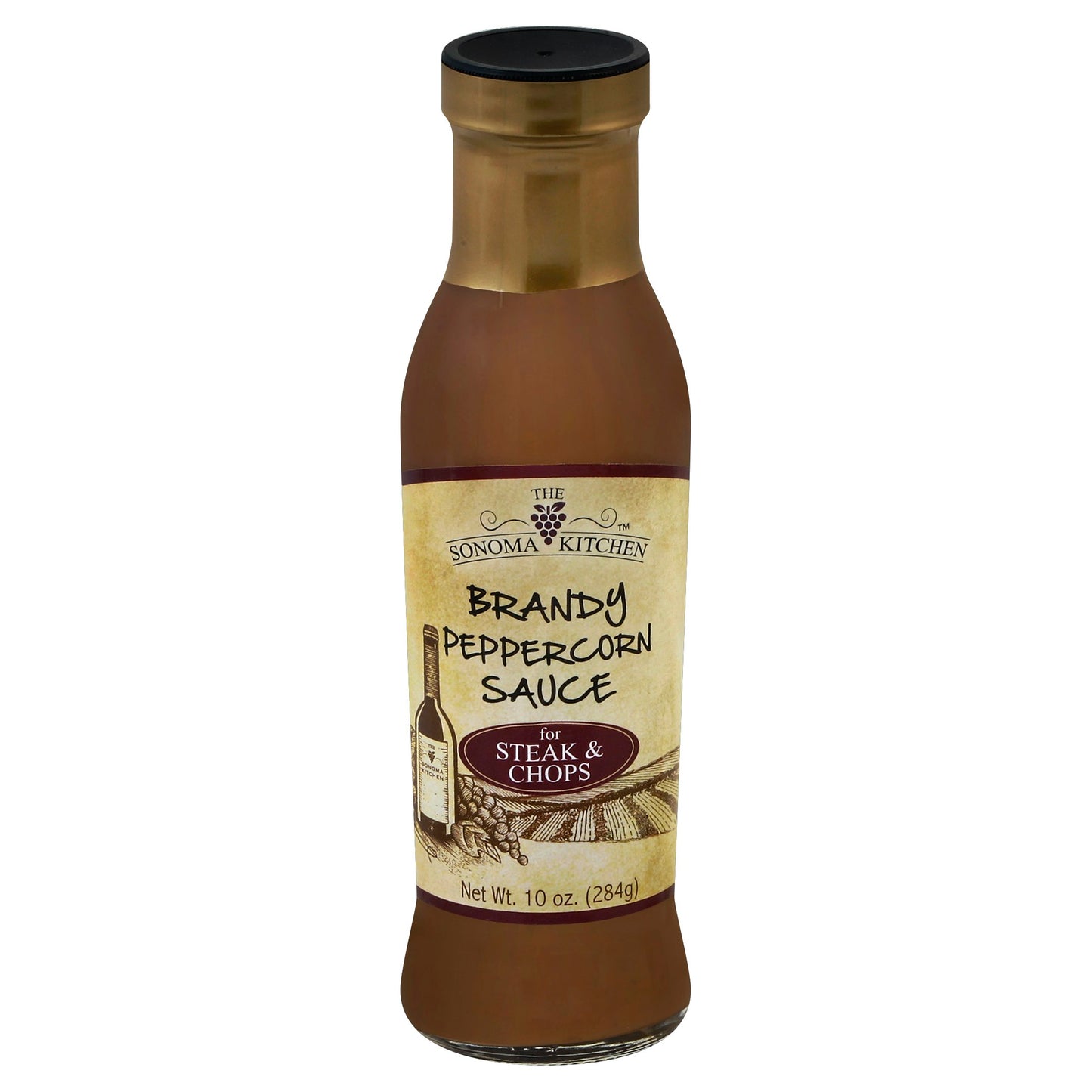 The Sonoma Kitchen Sauce Brandy Peppercorn 10 Oz (Pack of 6)