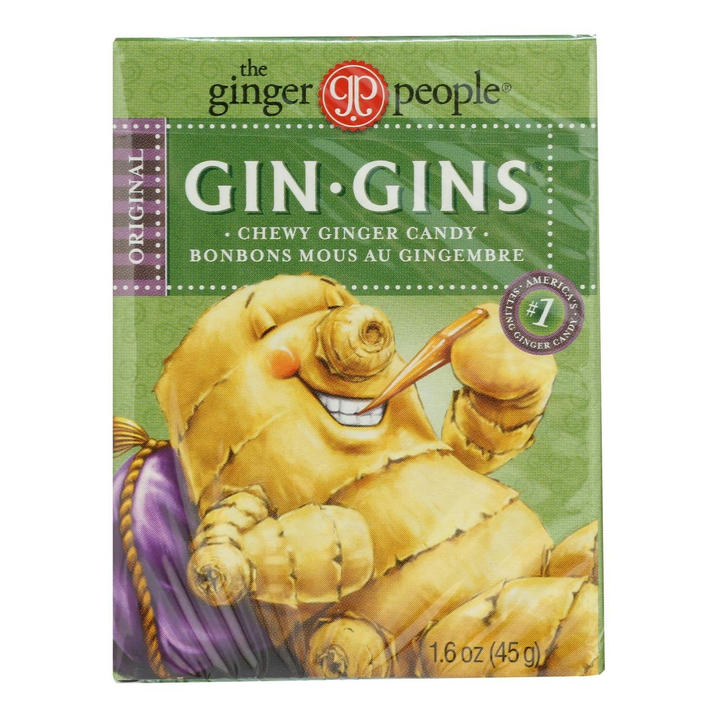Ginger Chewy Original Travel - 1.6 oz (Pack of 24)