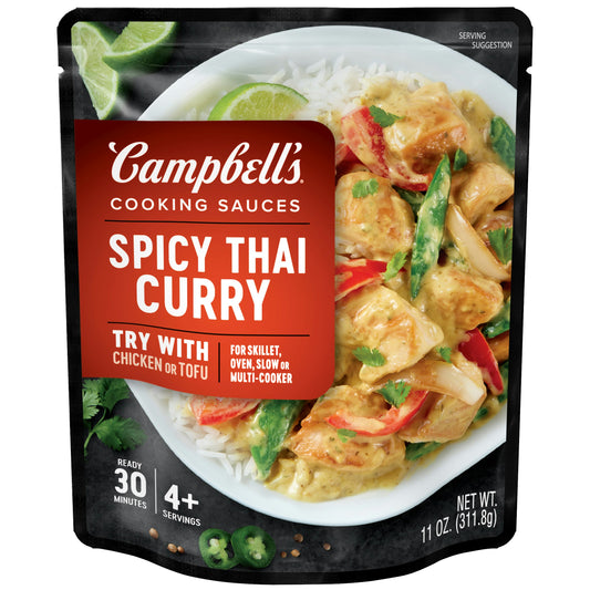Campbells Sauce Thai Curry Chicken 11 oz (Pack of 6)