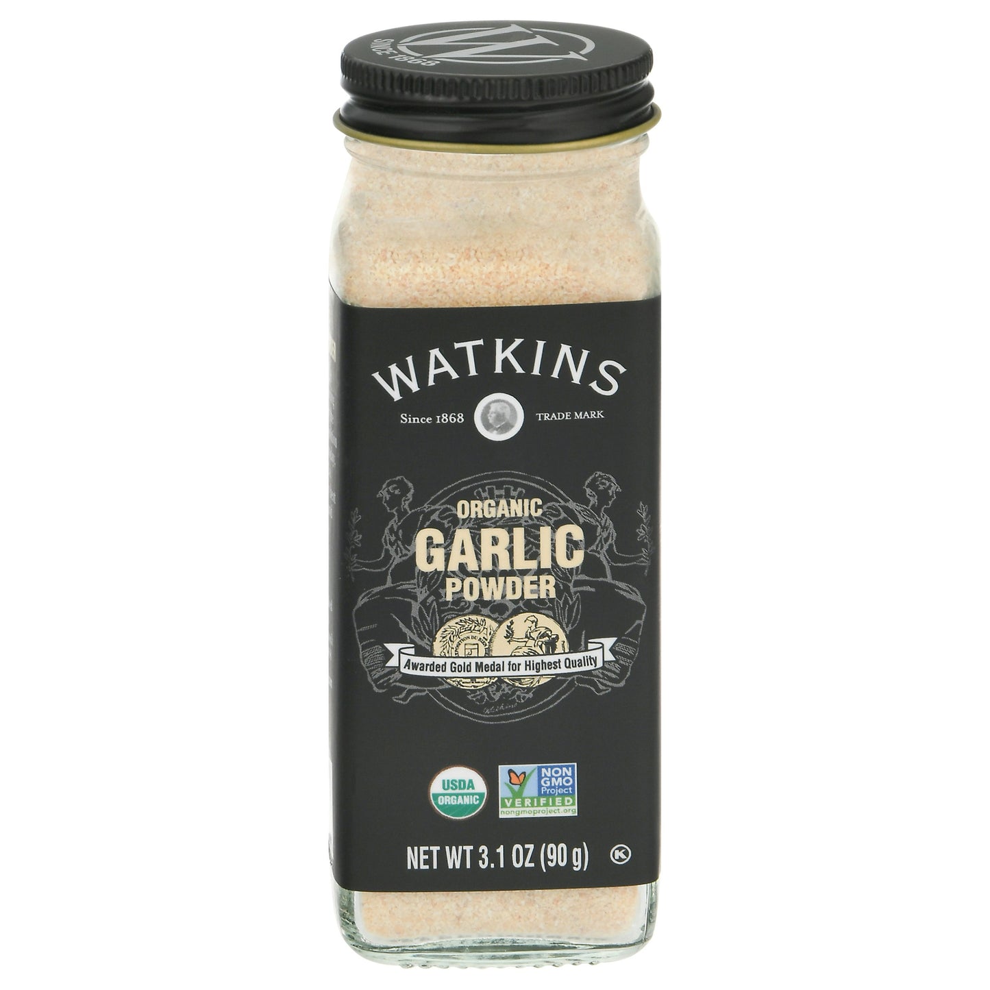 Watkins Seasoning Garlic Powder Organic 3.1 oz (Pack of 3)