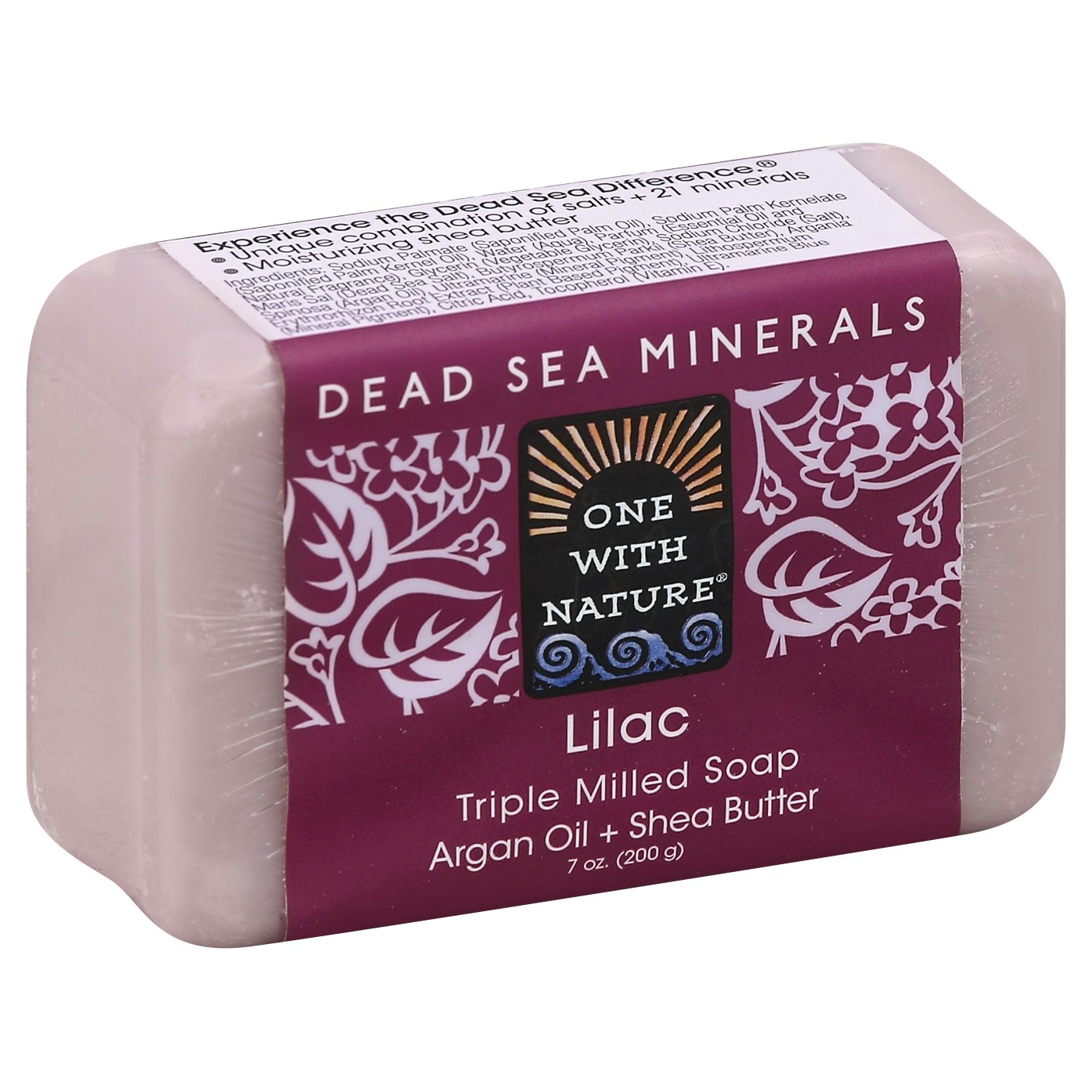 One With Nature Soap Bar Lilac 7 Oz (Pack of 3)