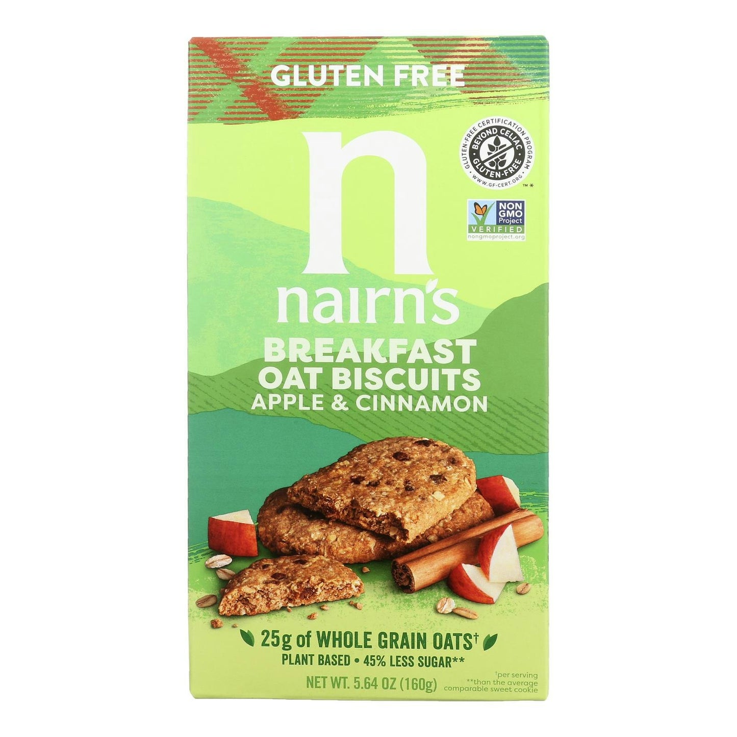 Nairn's - Biscuits Apple & Cinnamon 5.64 oz (Pack of 6)