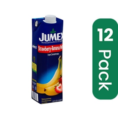 Jumex Juice Tetra Strawberry Banana 33.81 Oz (Pack of 12)