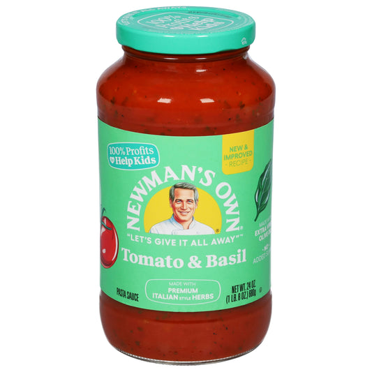 Newmans Own Sauce Tomato Basil 24 Oz (Pack of 8)