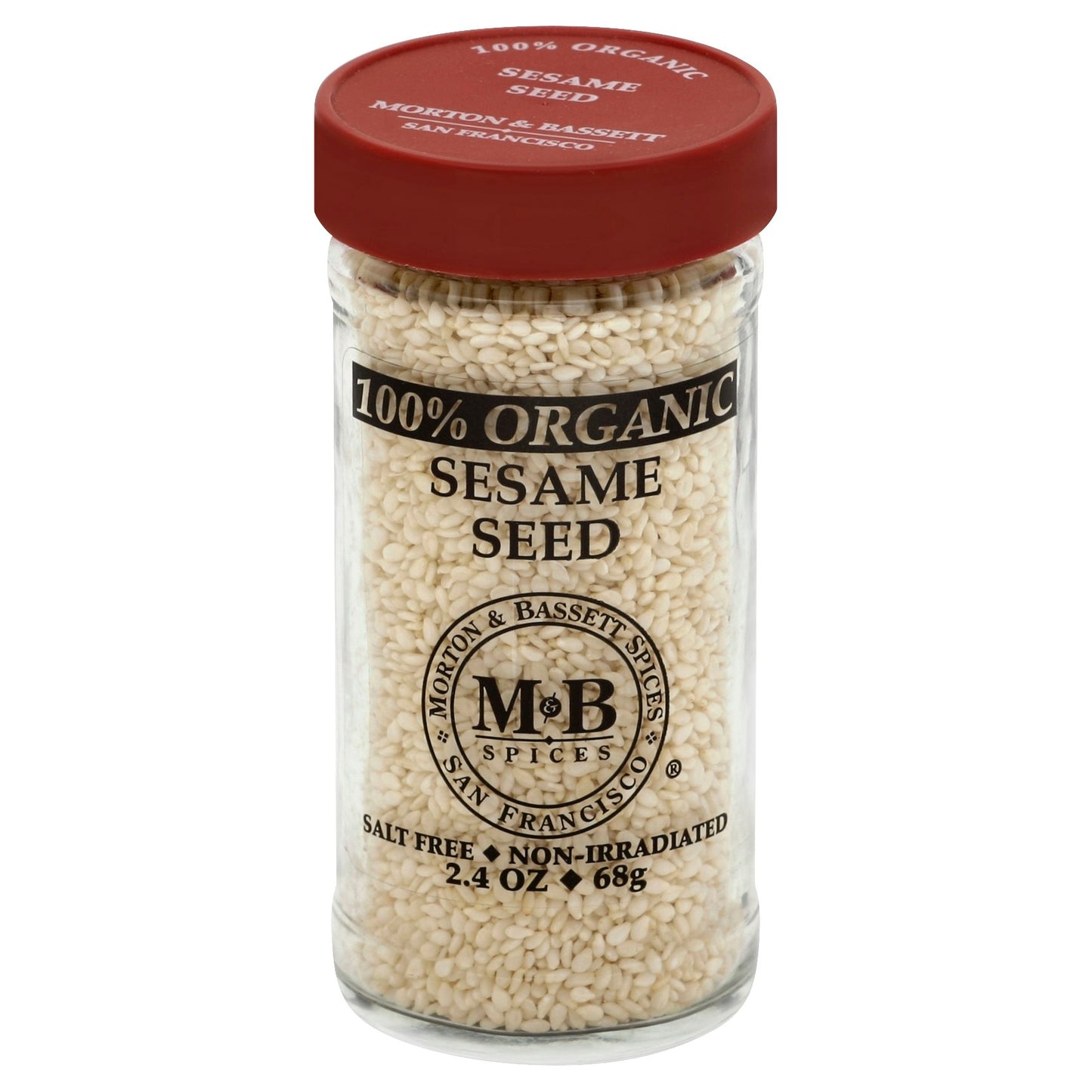 Morton & Bassett Sesame Seed Organic 2.4 Oz Pack of 3