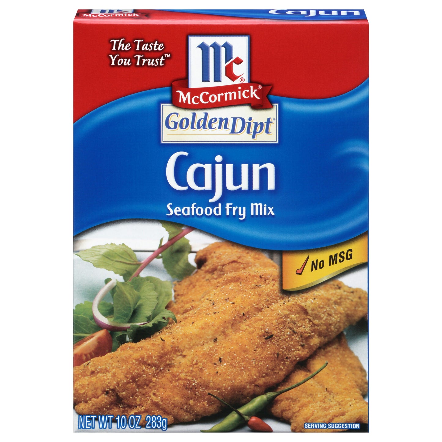 Golden Dipt Mix Fry Fish Cajun Style 10 oz (Pack of 8)