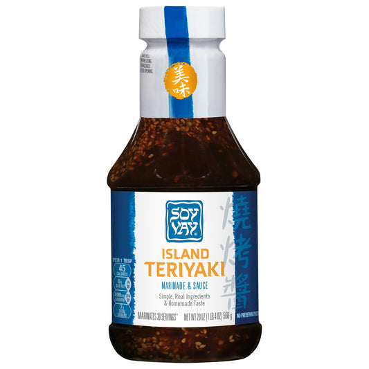 Soy Vay Sauce Island Teriyaki 20 Oz (Pack of 6)