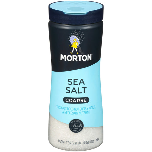 Mortons Sea Salt Coarse 17.5 Oz (Pack Of 12)