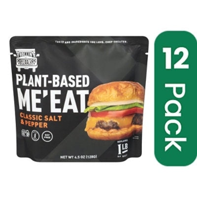 Rollingreens Meeat Peanut Butter Classic Salt Pepper 4.5 oz (Pack of 12)