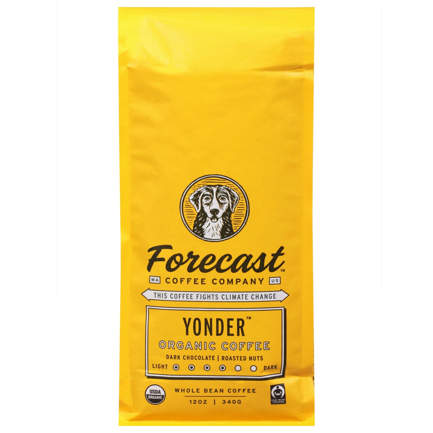 Forecast Coffee Coffee Whole Bean Yonder 12 Oz Pack of 6