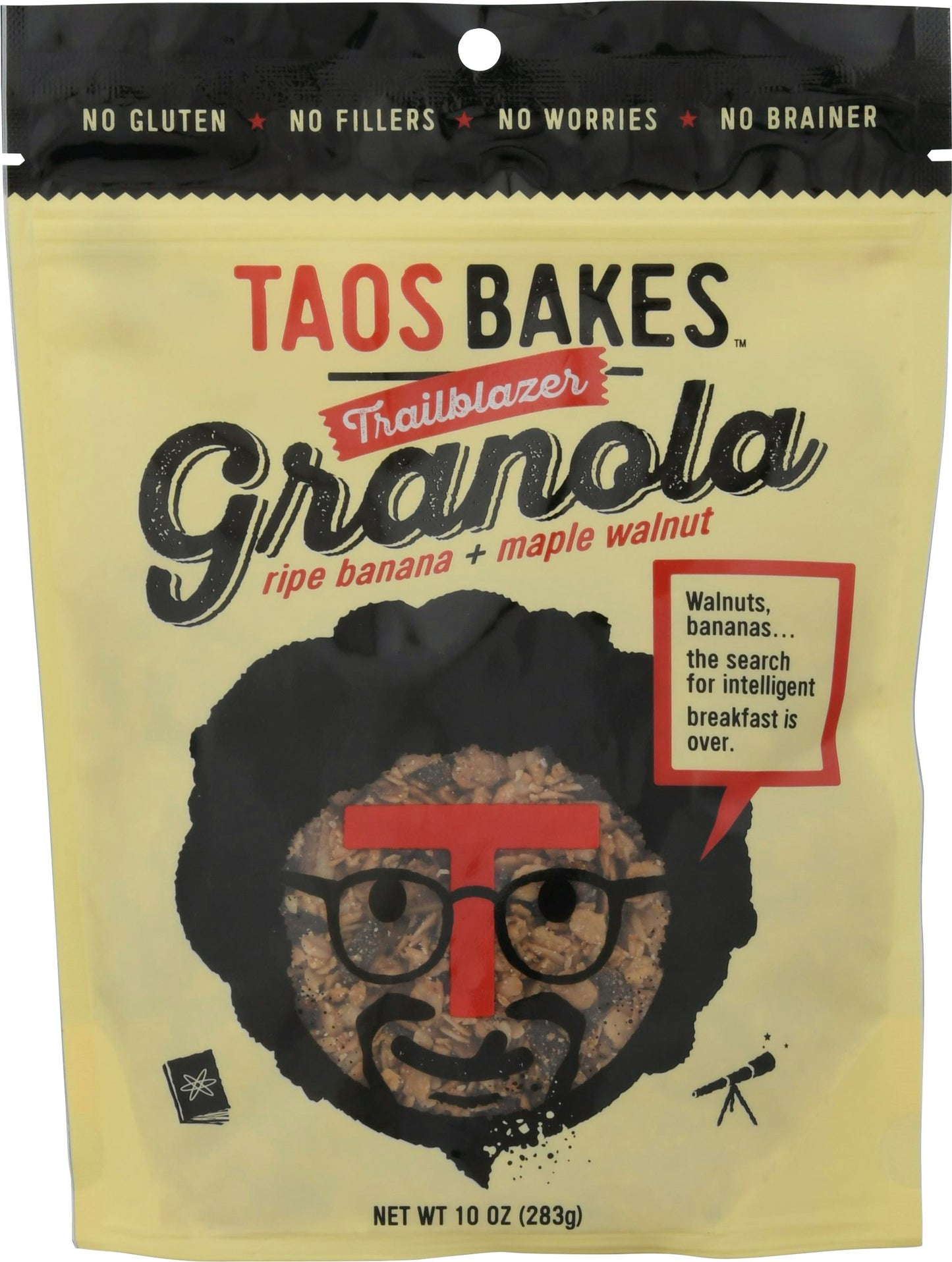 Taos Bakes Granola Banana Walnut 10 Oz (Pack of 6)