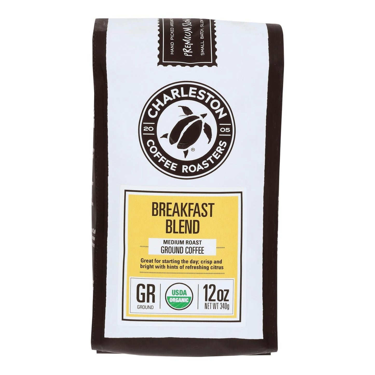 Charleston Coffee Roasters - Coffee Breakfast Ground 12 Oz Pack of 6
