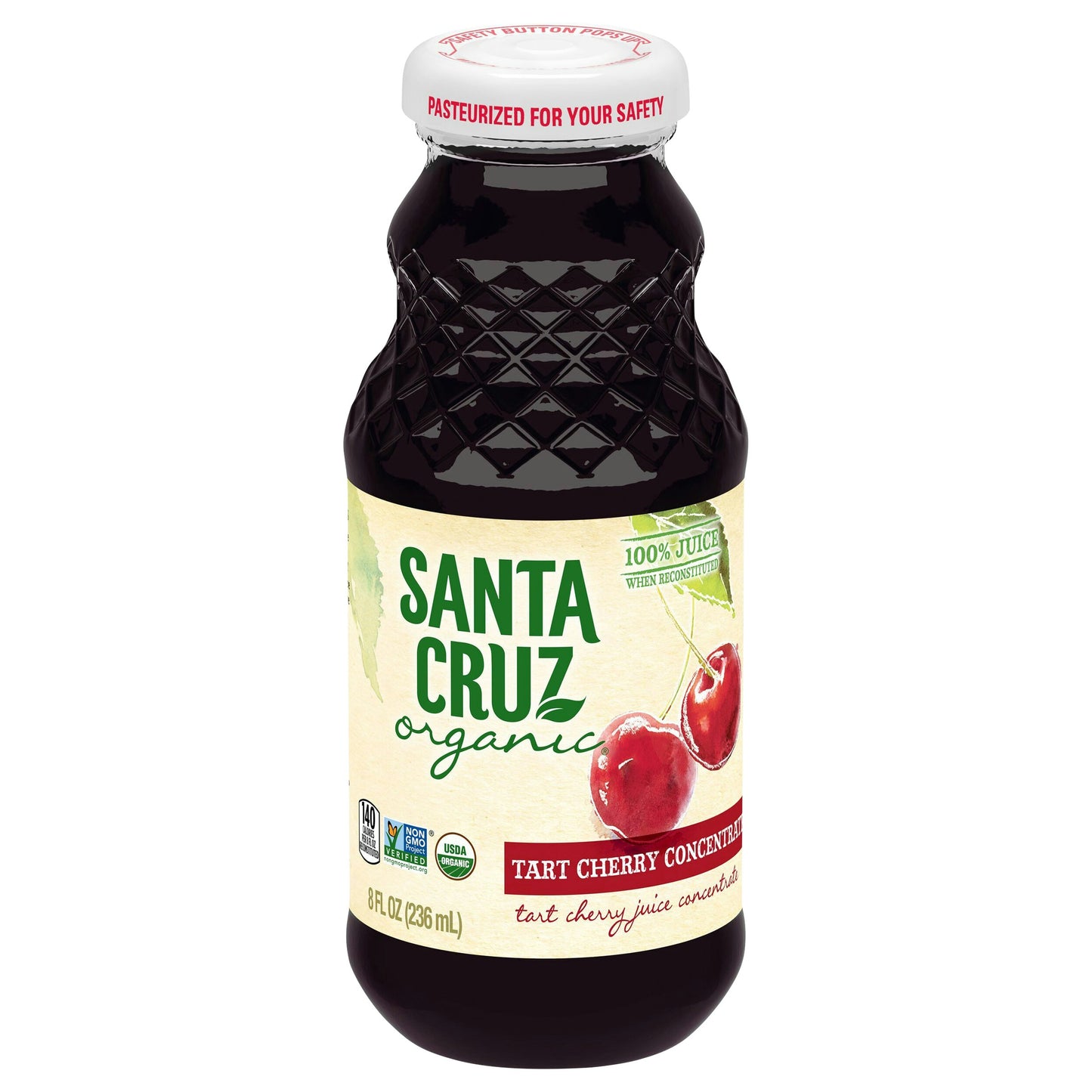 Santa Cruz Juice Concentrate Tart Cherry 8 Fo Pack of 12