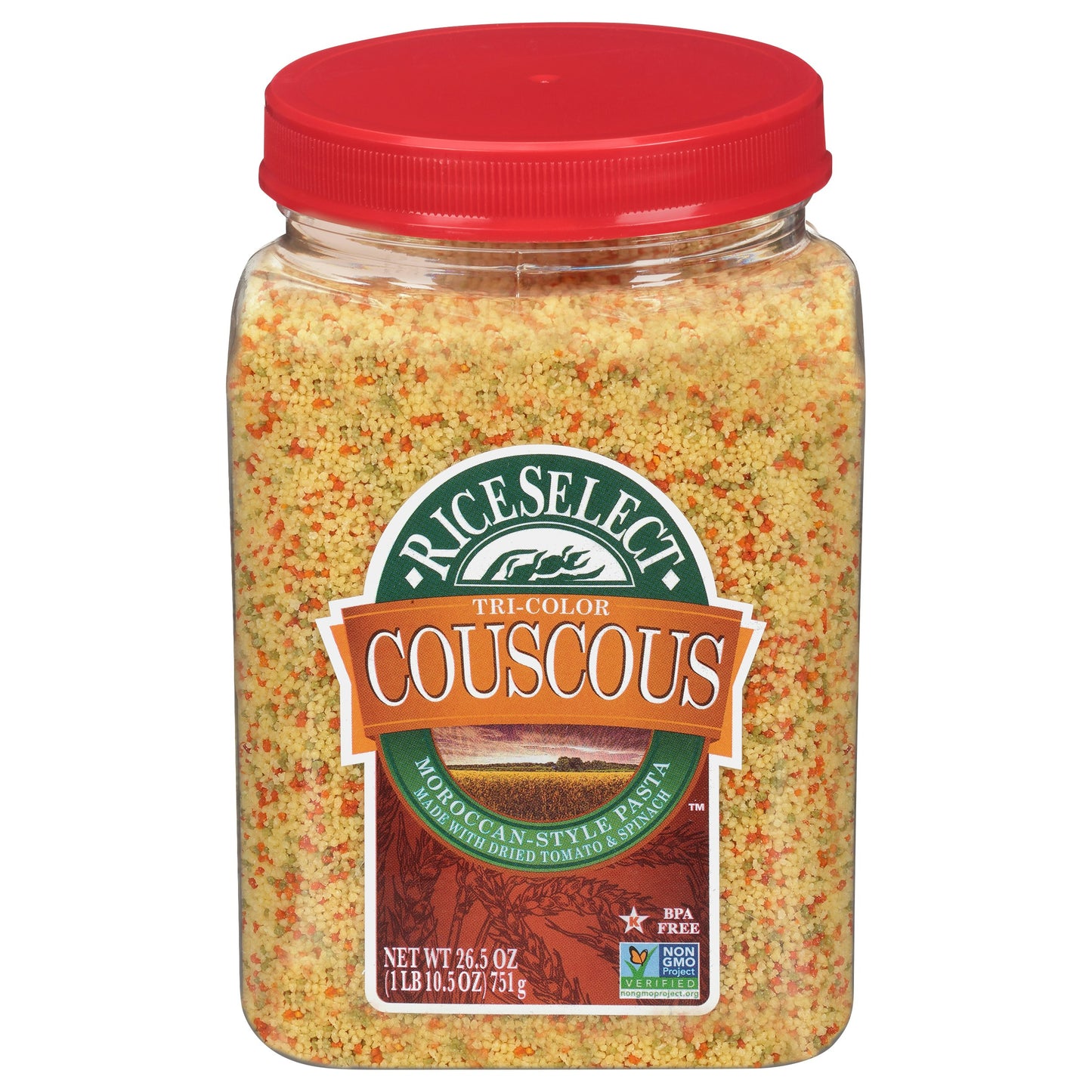 Riceselect Couscous Tri Color 26.5 oz (Pack of 4)