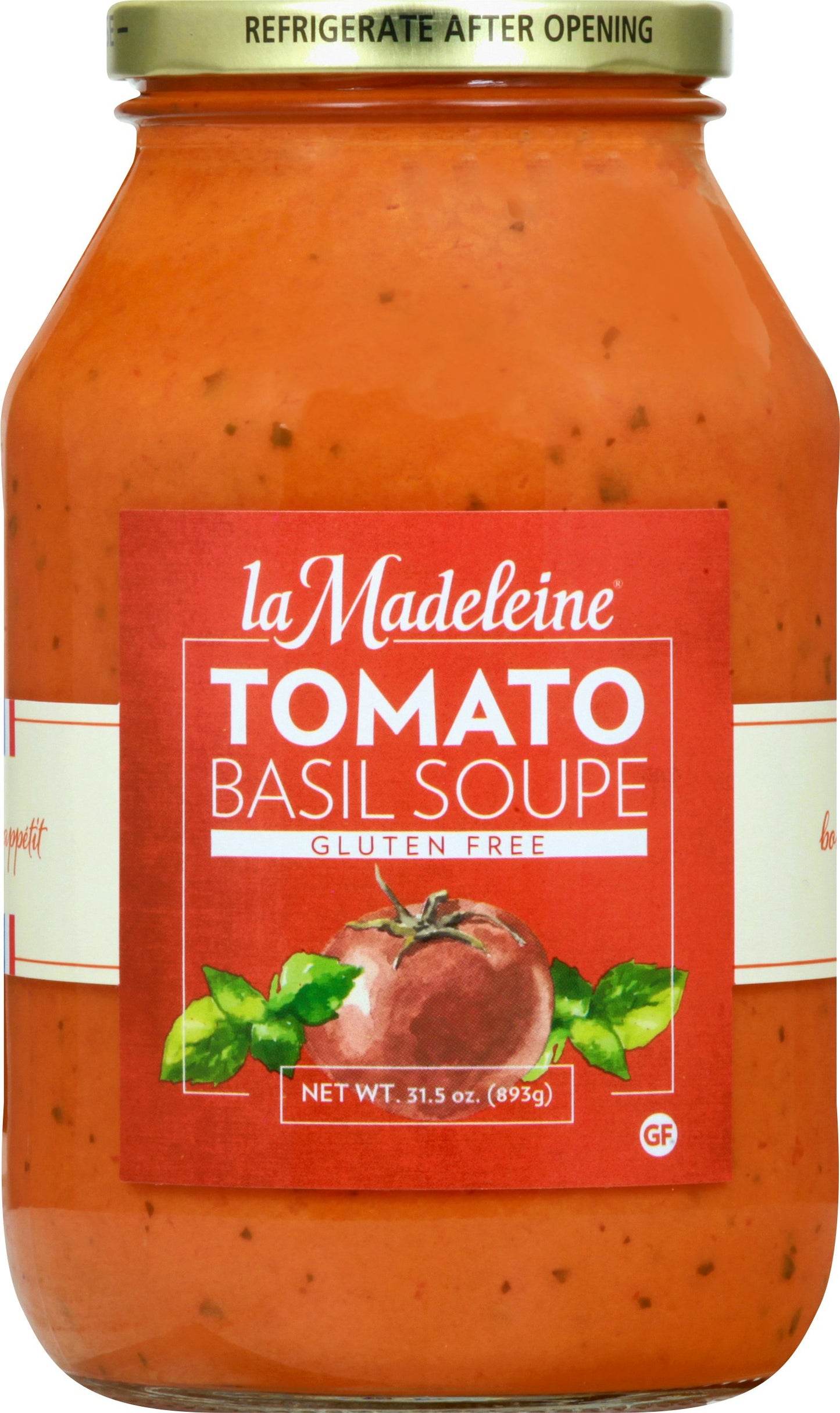 La Madeleine Soup Tomato Basil 31 Oz Pack of 6