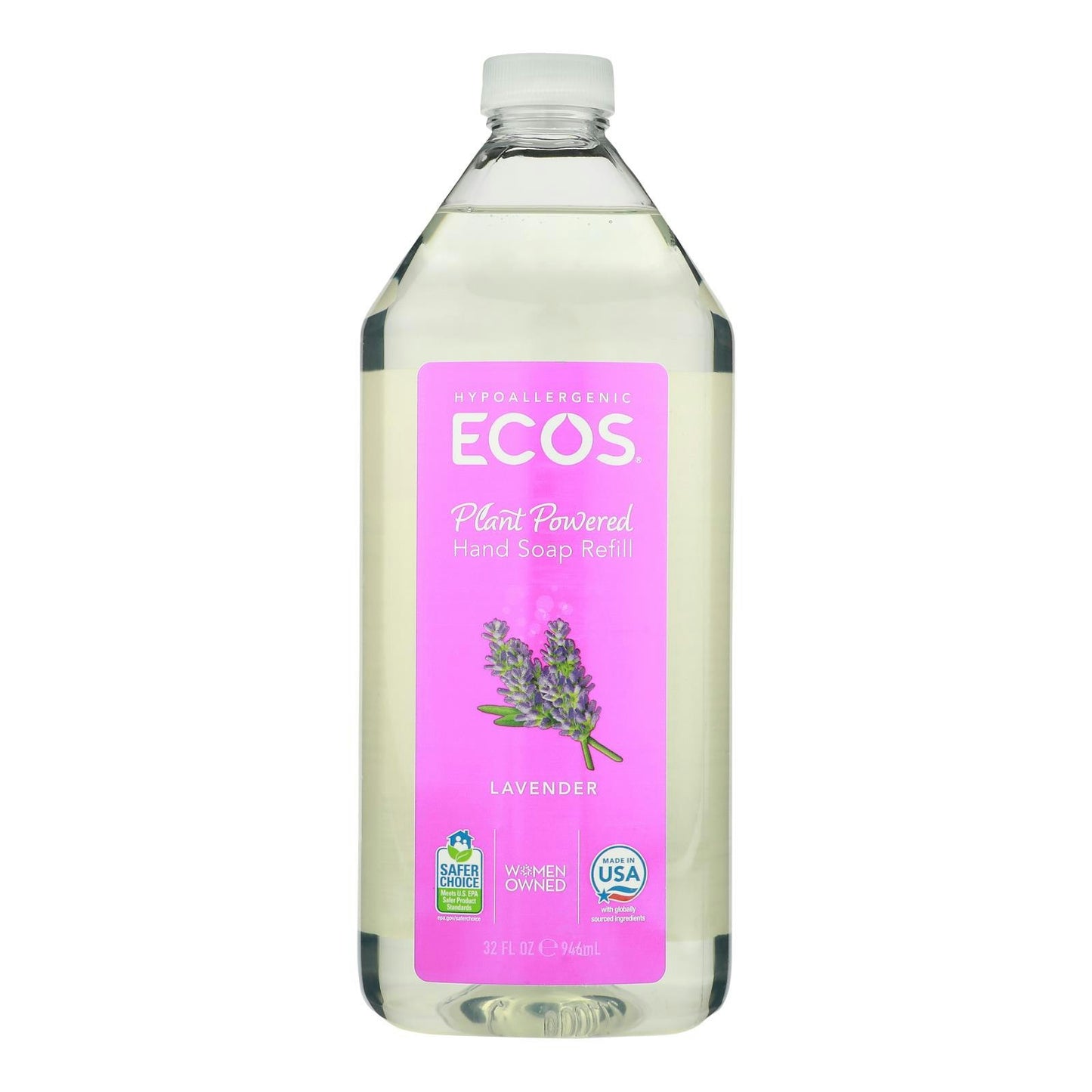 Earth Friendly Hand Soap Refill - Lavender 32 fl oz (Pack of 6)