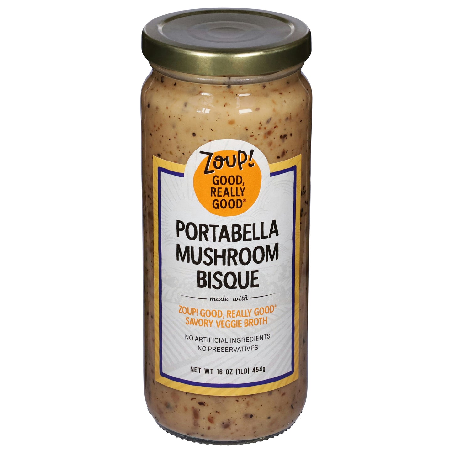 Zoup Good Really Bisque Mushroom Portabello 16 Oz (Pack of 6)