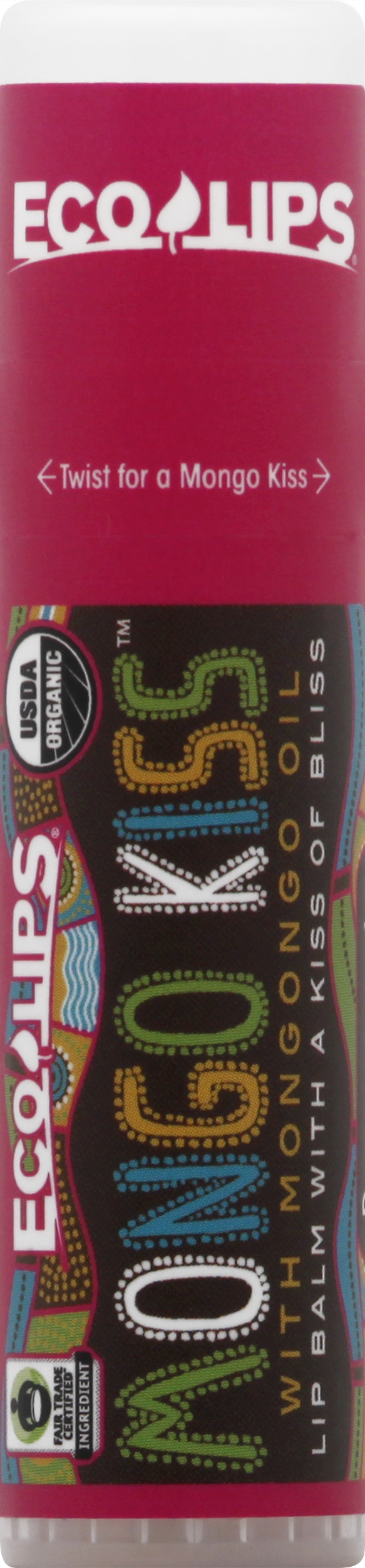Eco Lips Lip Blm Mongo Pomegranate Organic 0.25 Oz (Pack of 15)