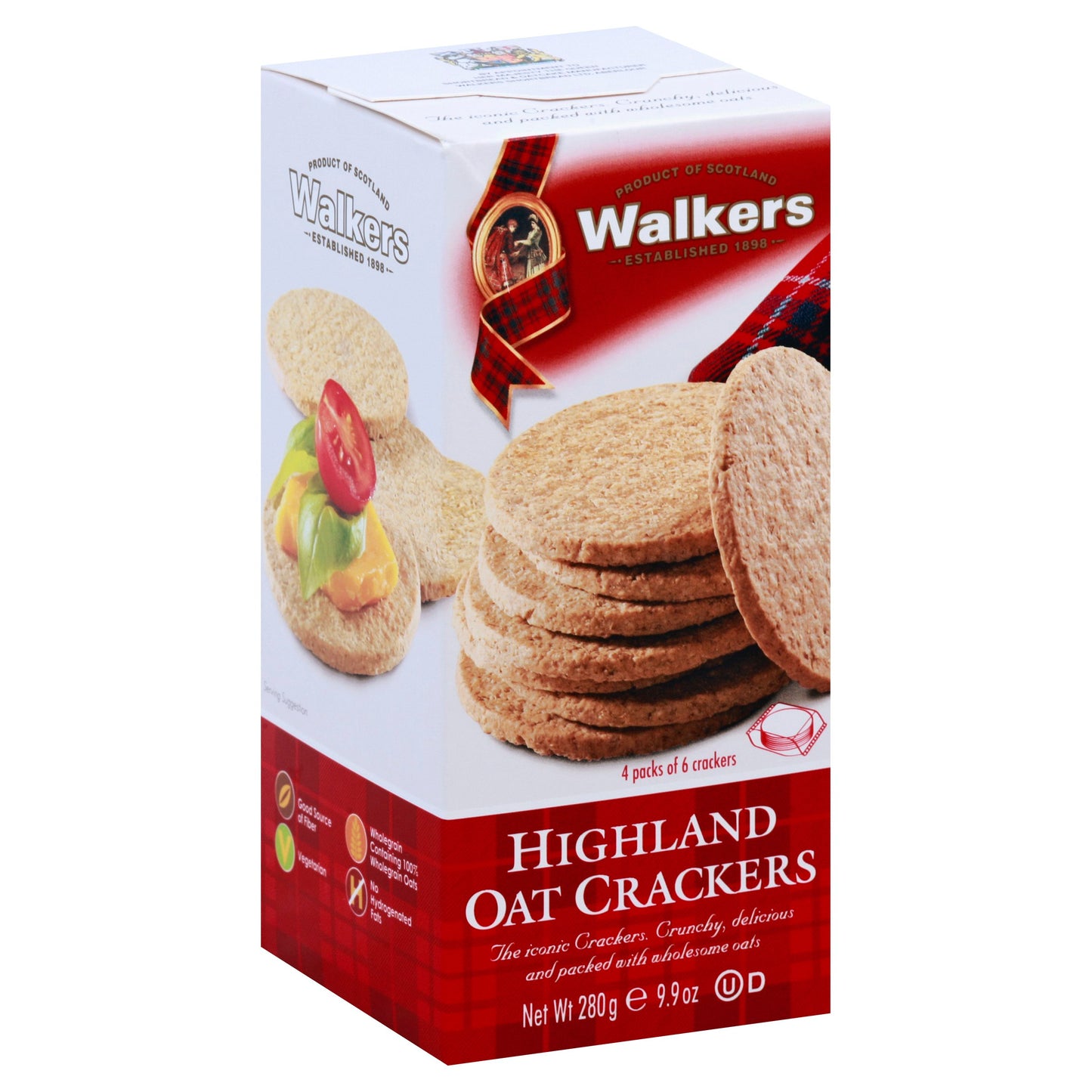 Walkers Cracker Highland Oat 9.9 Oz Pack of 6