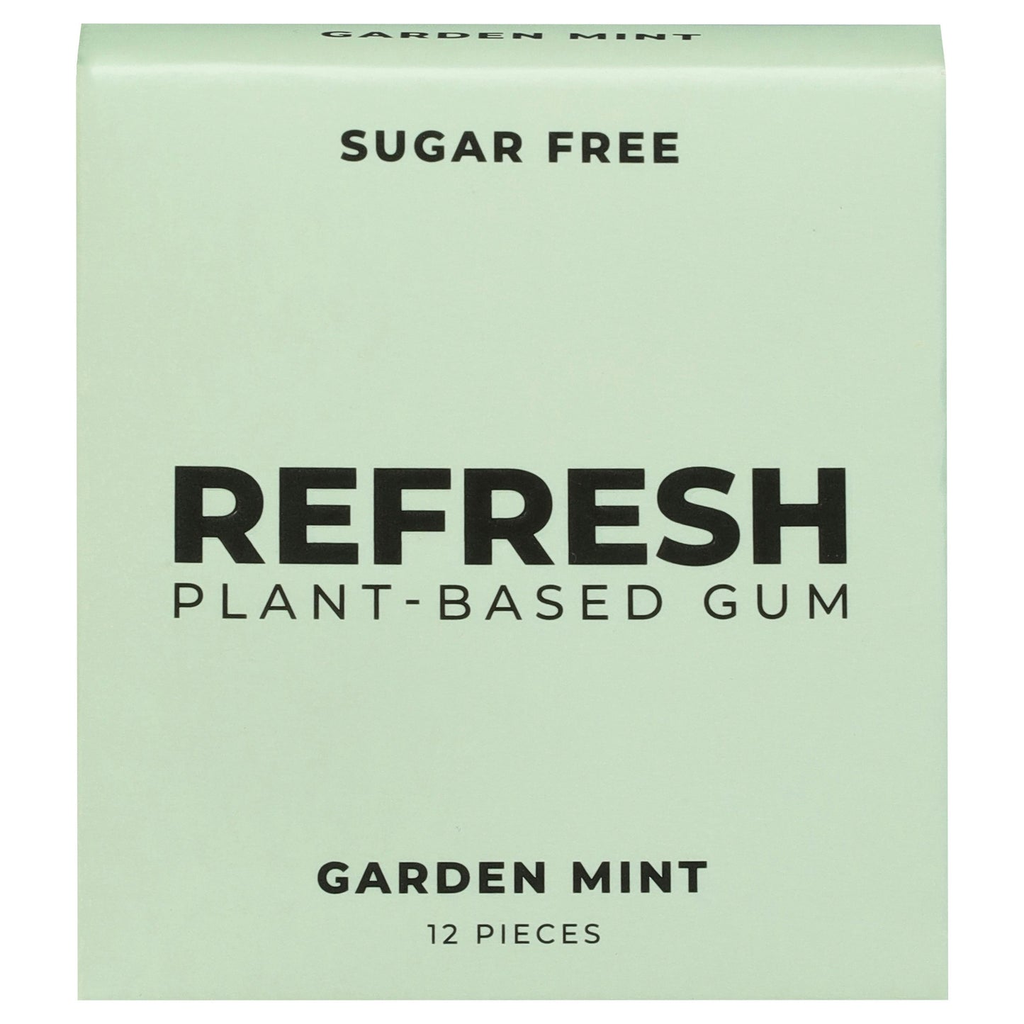 Refresh Gum Gum Garden Mint 12 Pieces (Pack of 12)