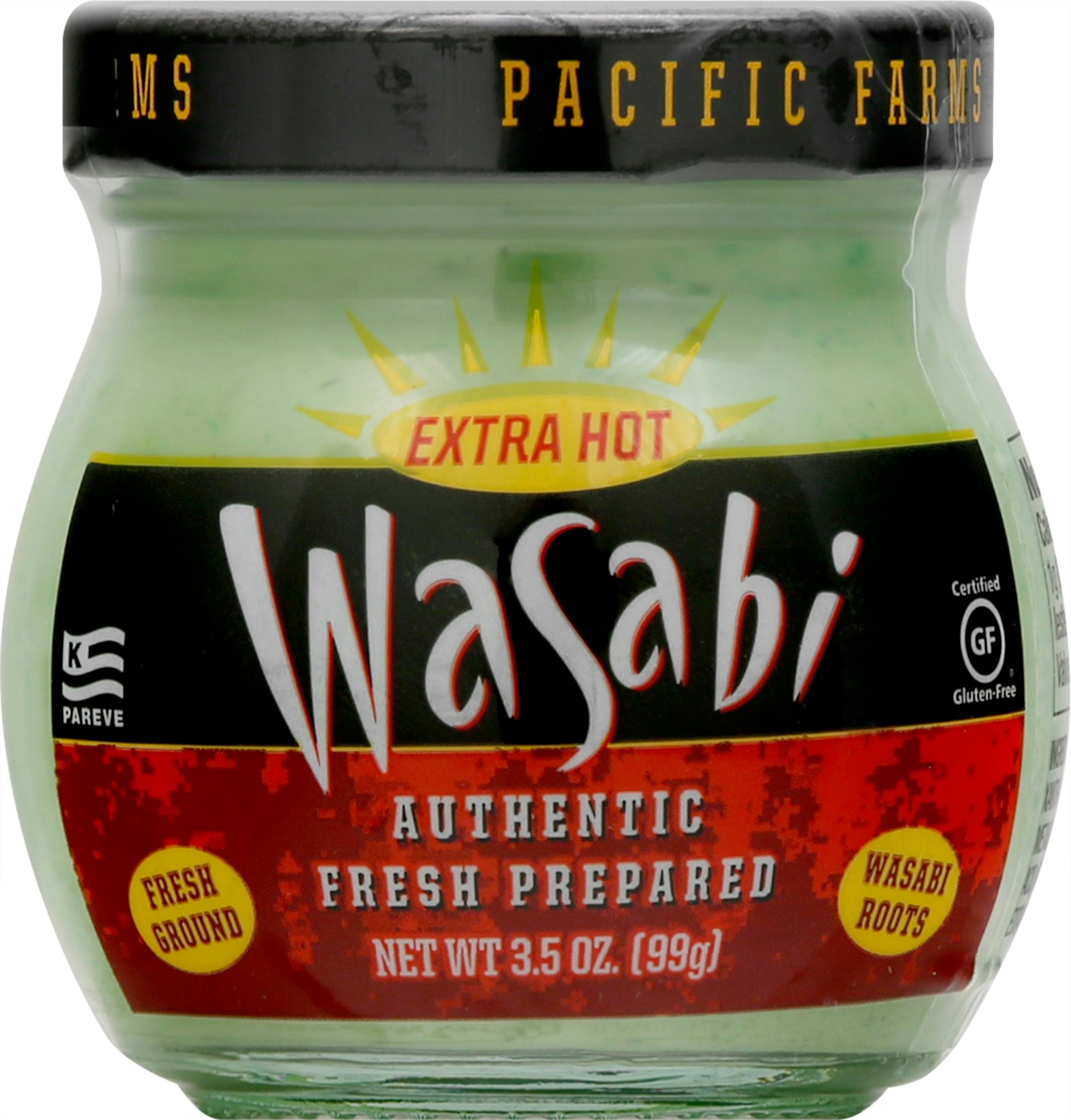 Pacific Farms Wasabi Extra Hot - 3.50 Oz (Pack of 6)