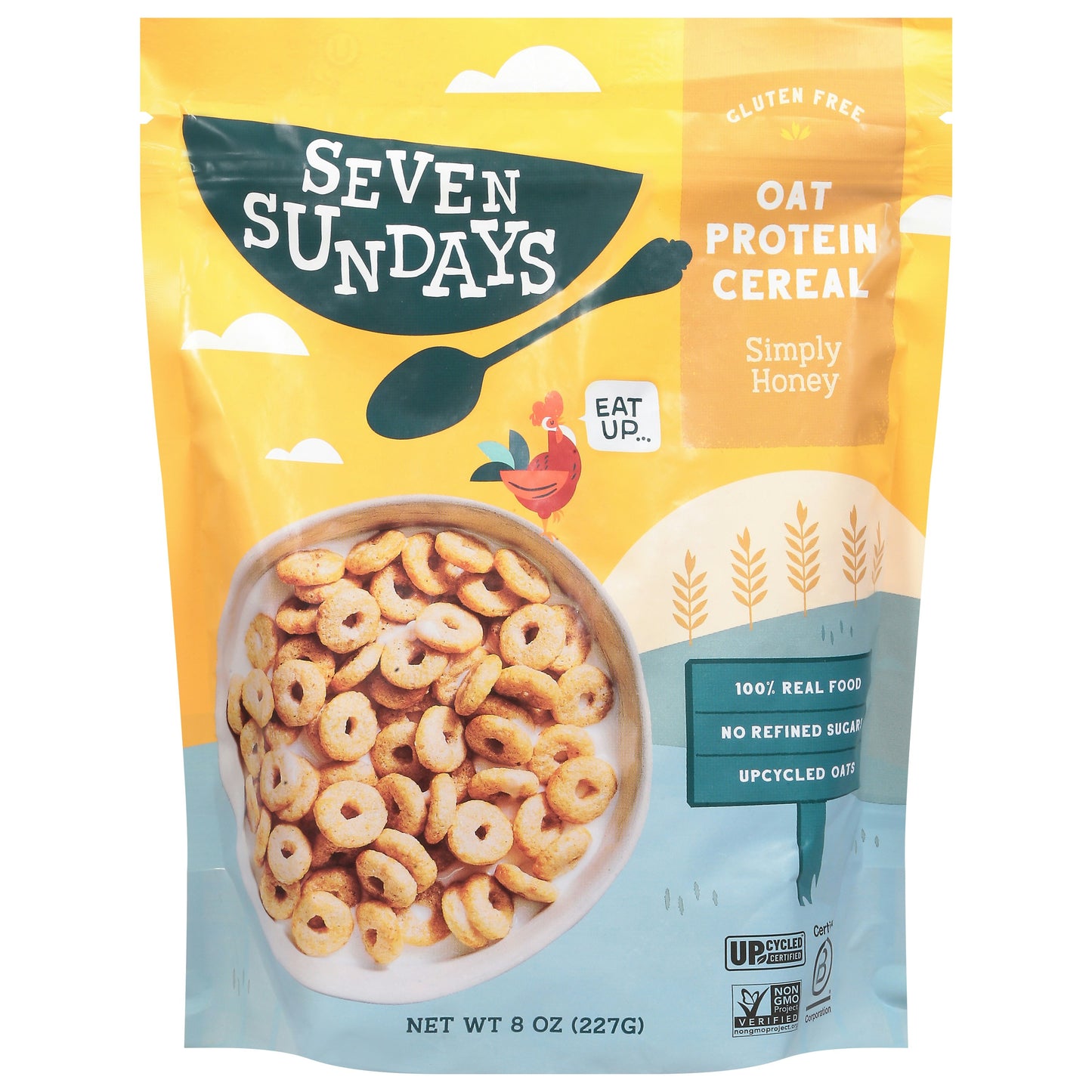 Seven Sundays Oat Cereal Simply Honey 8 Oz Pack of 6