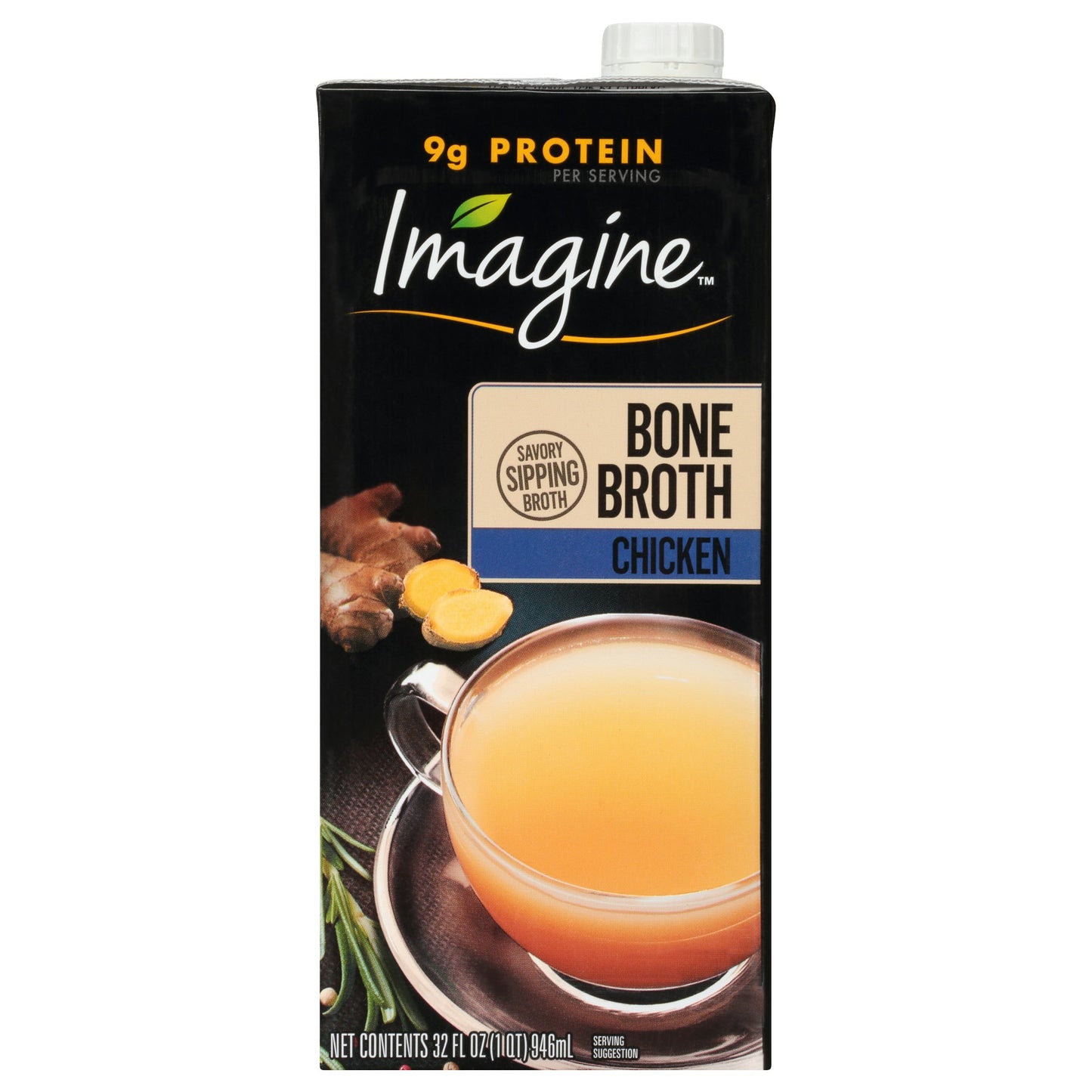 Imagine Broth Chicken Bone 32 FO (Pack of 12)