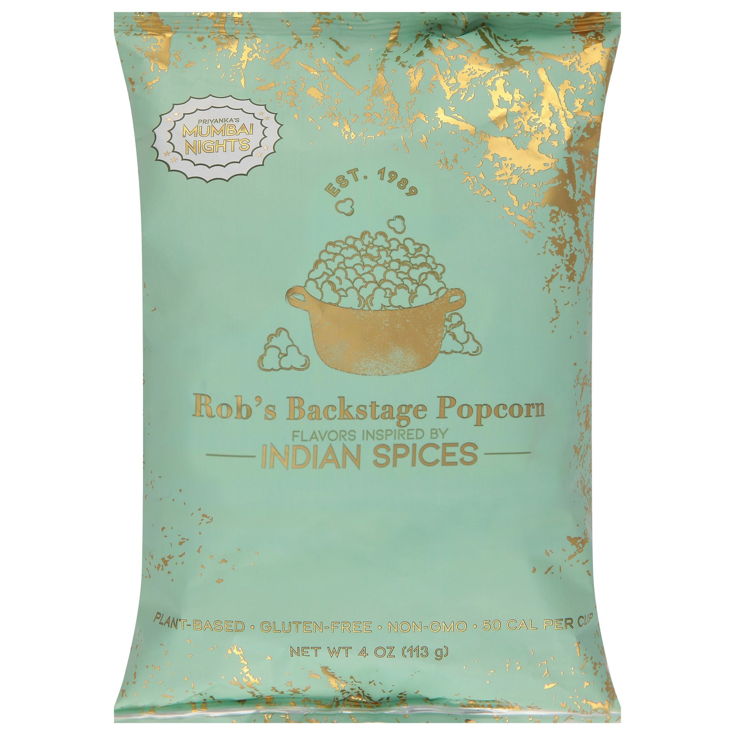 Rob's Backstage Popcorn Mumbai Nights - 4 Oz (Pack of 8)