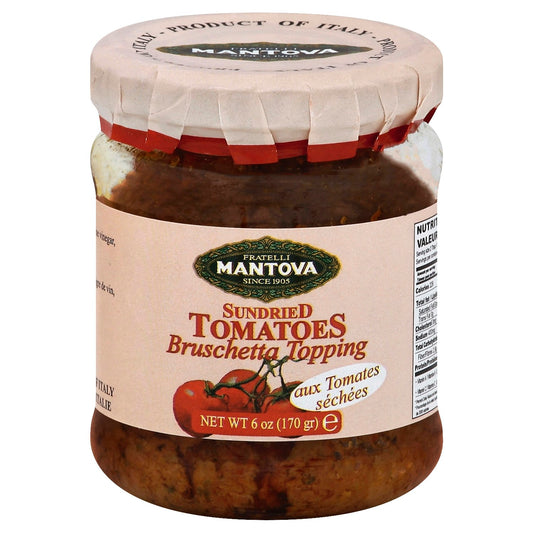 Mantova Bruschetta Sundried Tomato 6 Oz Pack of 6