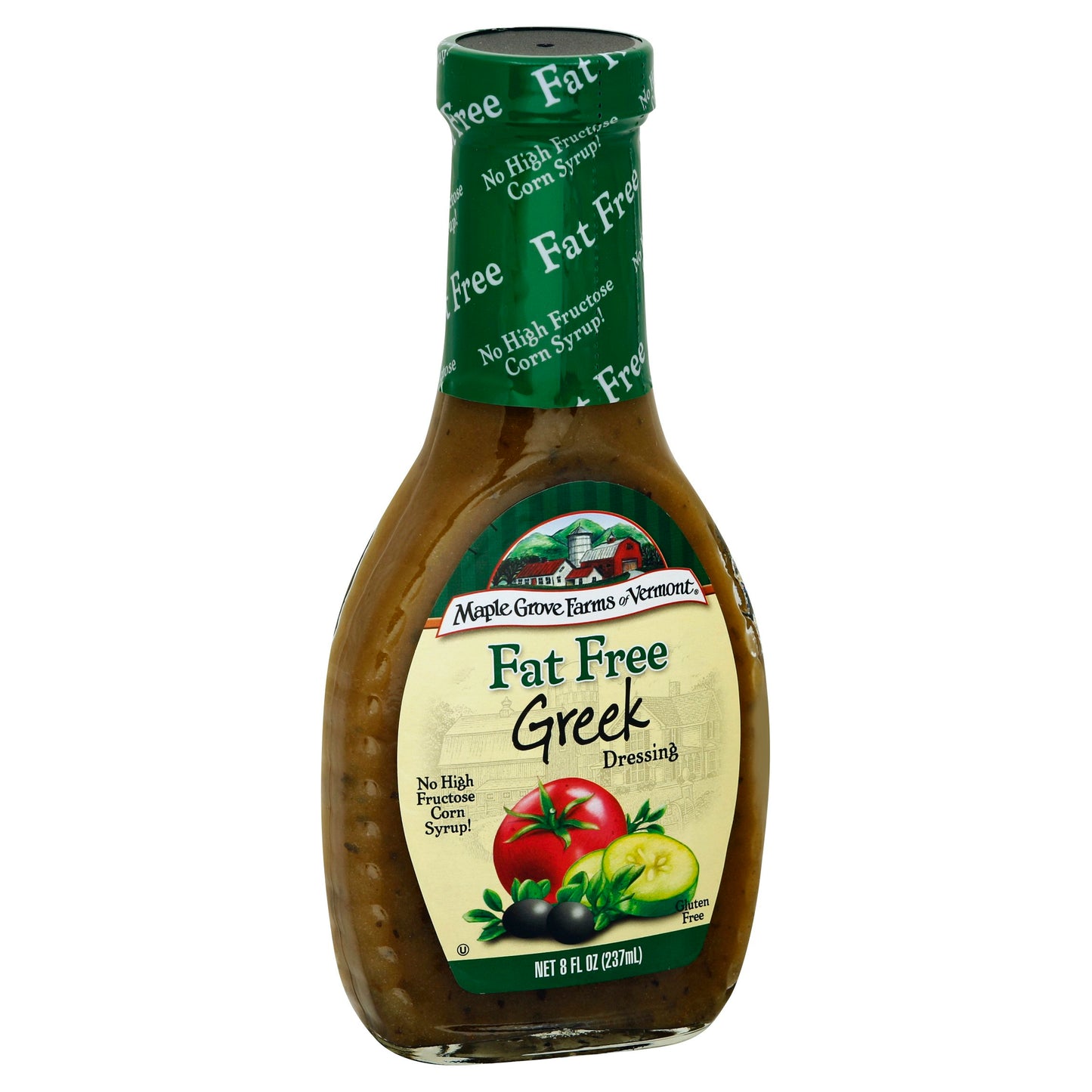 Maple Grove Dressing Fat free Greek 8 oz (Pack of 6)
