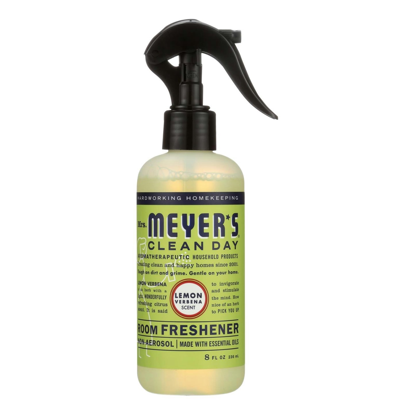 Mrs. Meyer's Clean Day - Room Freshener - Lemon Verbena 8 fl oz (Pack of 6)