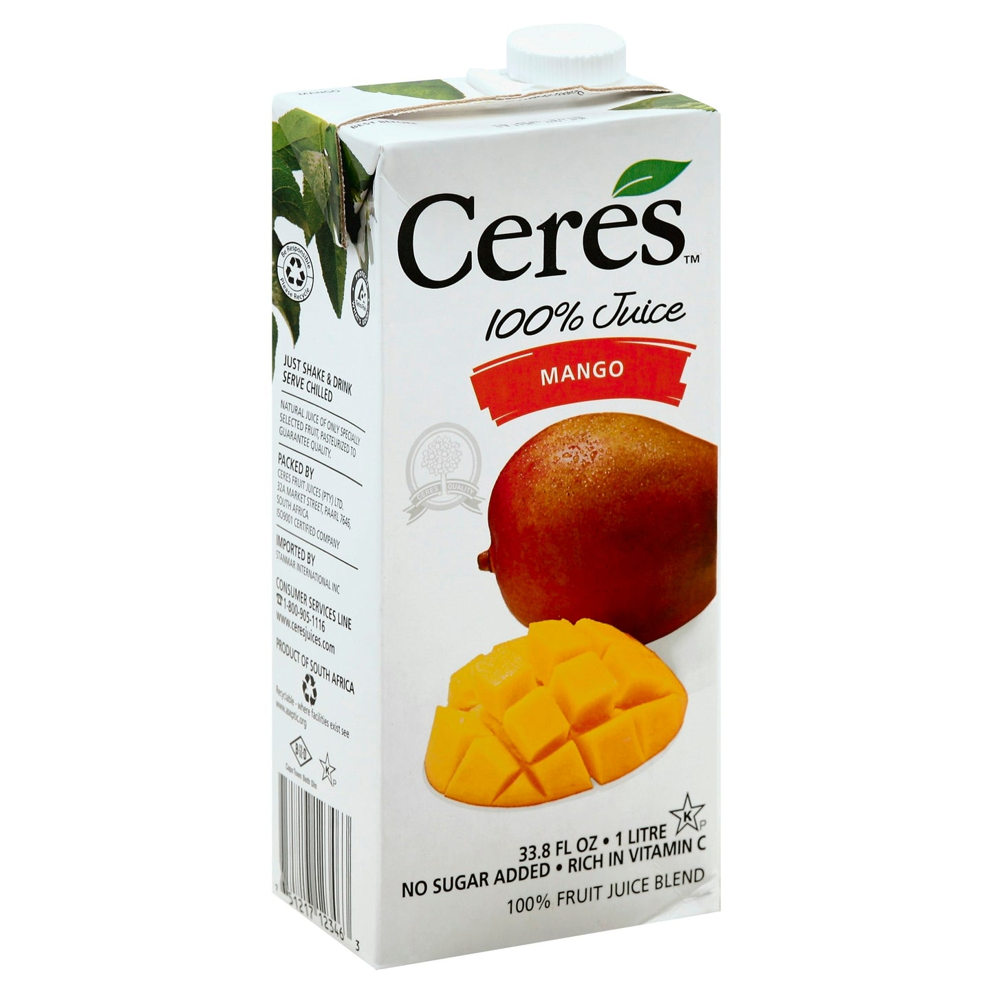Ceres Juice Mango 33.8 Fo Pack of 12