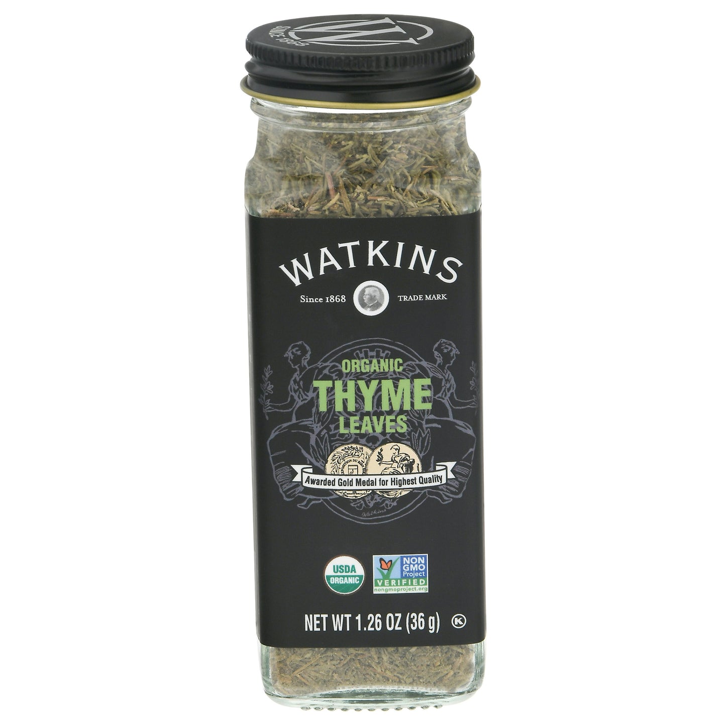 Watkins Seasoning Thyme Leaves Organic 1.09 Oz (Pack of 6)