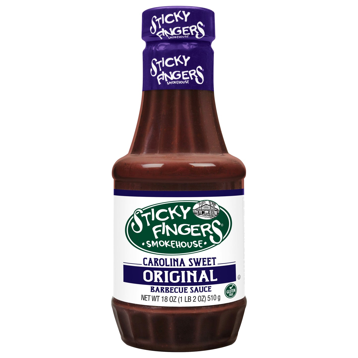 Sticky Fingers Sauce Barbeque Carolina Sweet 18 oz (Pack of 6)